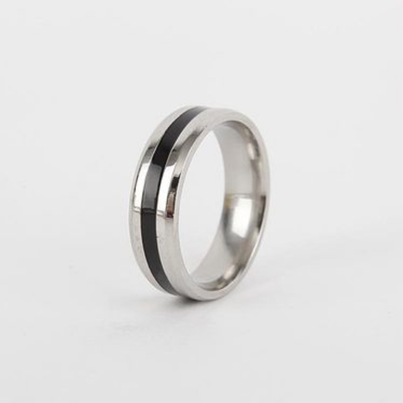 Men's Titanium Steel Ring Size 10 - Picture 1 of 5